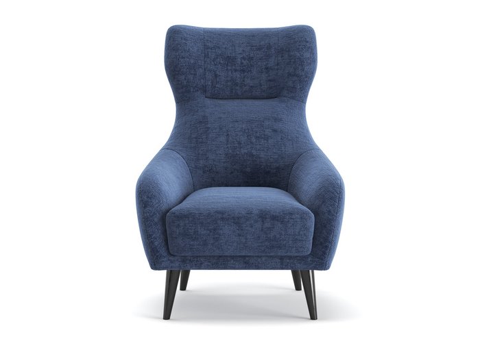 Кресло Shelby синего цвета - купить Интерьерные кресла по цене 49900.0
