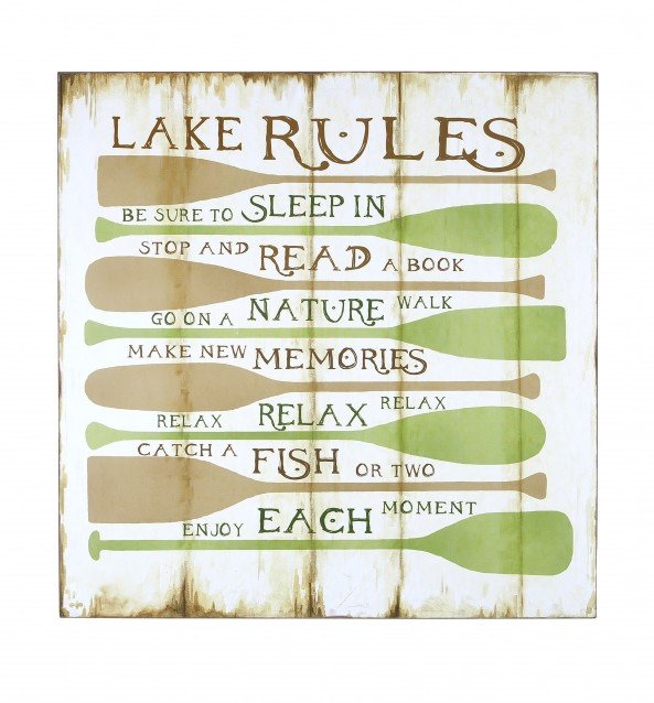 Панно Lake Rules