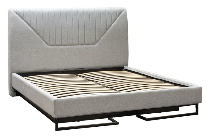 Кровать Loft Alberta Стоун 180х200  - лучшие Кровати для спальни в INMYROOM