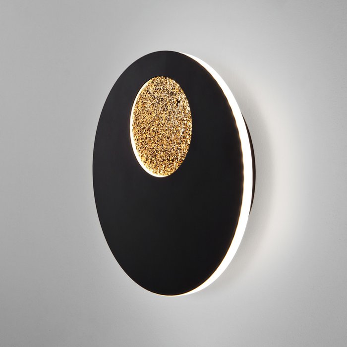 Настенный светодиодный светильник Areola черного цвета