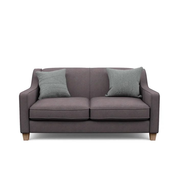 Двухместный диван-кровать Агата M коричневого цвета