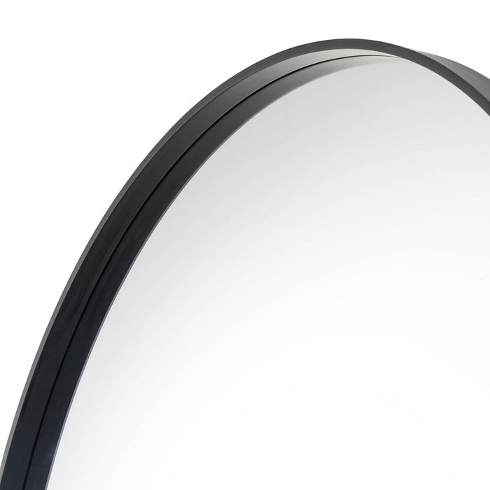 Настенное зеркало Alaria D120 черного цвета - купить Настенные зеркала по цене 27339.0