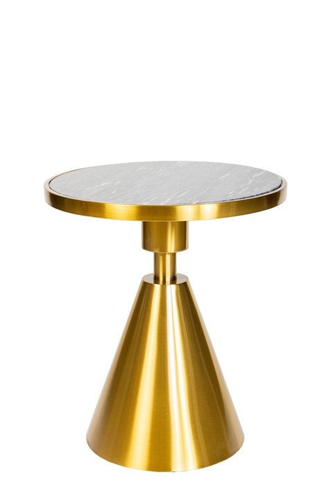Кофейный столик Shine золотого цвета с черного столешницей