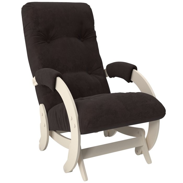 Кресло-глайдер Модель 68 с обивкой черного цвета