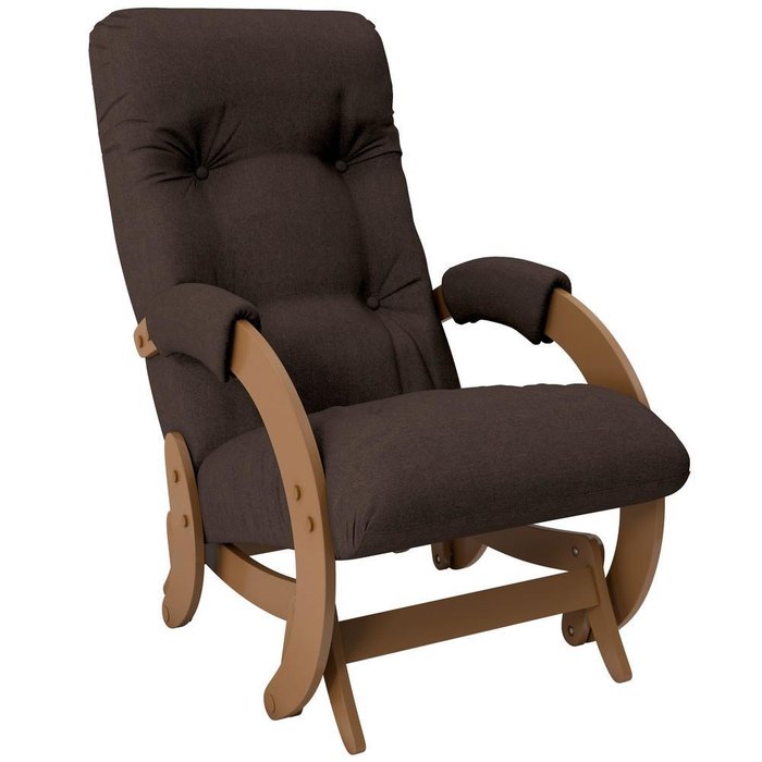 Кресло-глайдер Модель 68 коричневого цвета