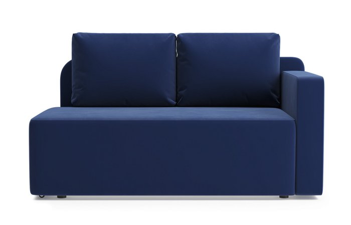 Диван-кровать Роум темно-синего цвета правый - купить Прямые диваны по цене 22749 Диван-кровать Роум темно-синего цвета правый - купить Прямые диваны по цене 22749