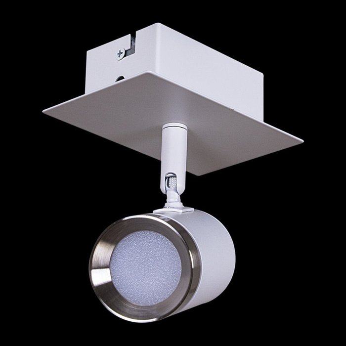 Спот 84281-9.5-001RT LED5W WT+SN (металл, цвет белый) - купить Накладные споты по цене 780.0 Спот 84281-9.5-001RT LED5W WT+SN (металл, цвет белый) - купить Накладные споты по цене 780.0