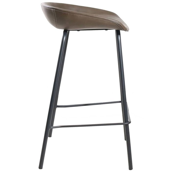 Полубарный стул Loft коричневого цвета - лучшие Барные стулья в INMYROOM