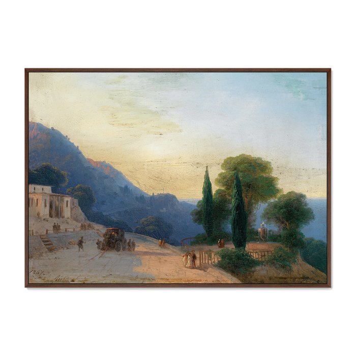 Репродукция картины Летний день в Крыму 1867 г. - купить Картины по цене 21999.0