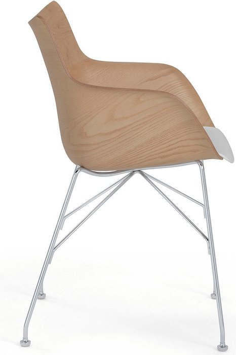 Кресло  Q/Wood цвета ясень светлый - лучшие Интерьерные кресла в INMYROOM