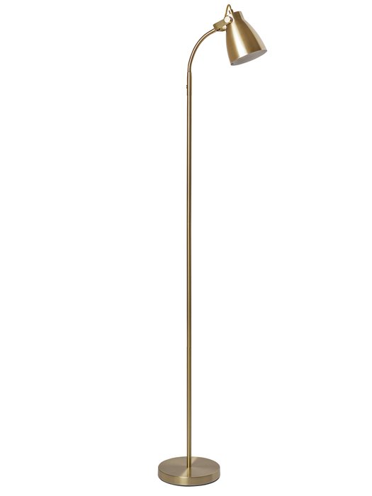 Светильник напольный Modern из металла латунного цвета