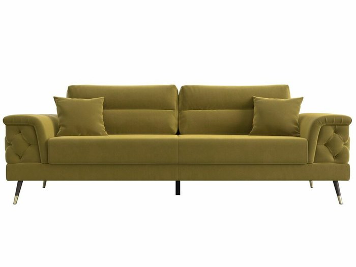 Диван-кровать Лига 023 желтого цвета - купить Прямые диваны по цене 67999.0