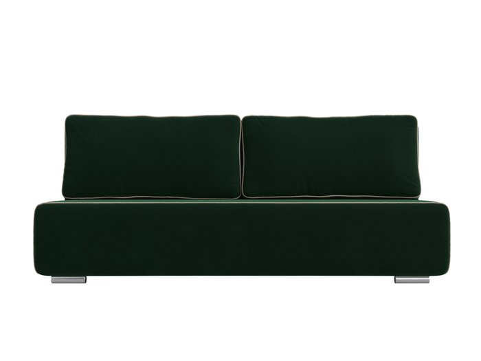 Прямой диван-кровать Уно зеленого цвета - купить Прямые диваны по цене 31999.0