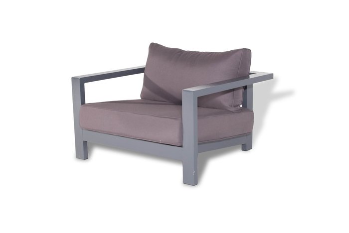 Кресло Гранада темно-серого цвета - лучшие Садовые кресла в INMYROOM