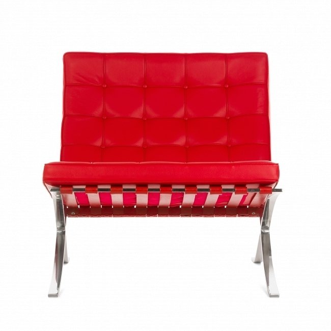 Кресло Barcelona красного цвета - лучшие Интерьерные кресла в INMYROOM