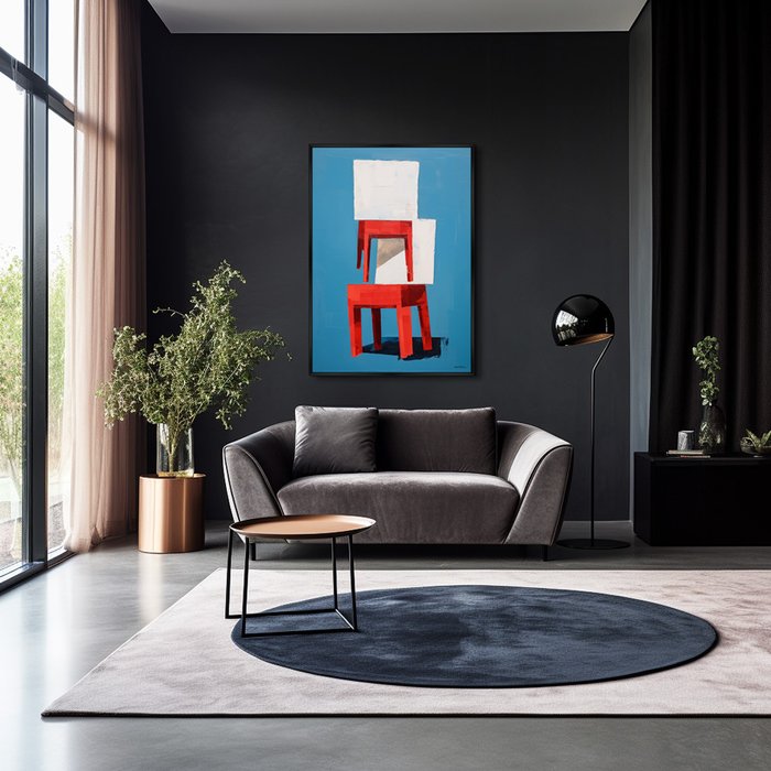 Репродукция картины Chair collection, No 3, 2024г. - лучшие Картины в INMYROOM