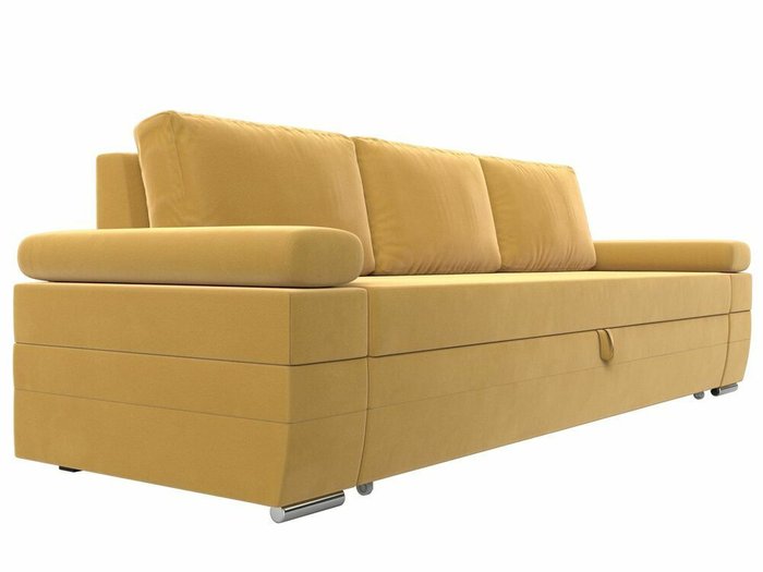 Прямой диван-кровать Канкун желтого цвета - лучшие Прямые диваны в INMYROOM