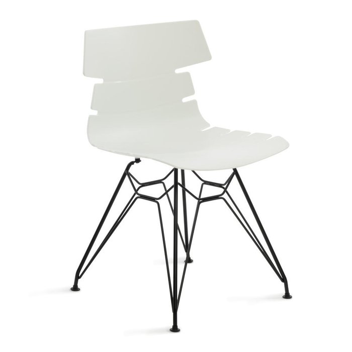 Набор из четырех стульев Hansen белого цвета - купить Обеденные стулья по цене 14040.0