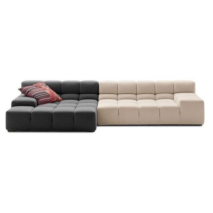 Диван Tufty-Time Sofa бежево-серого цвета