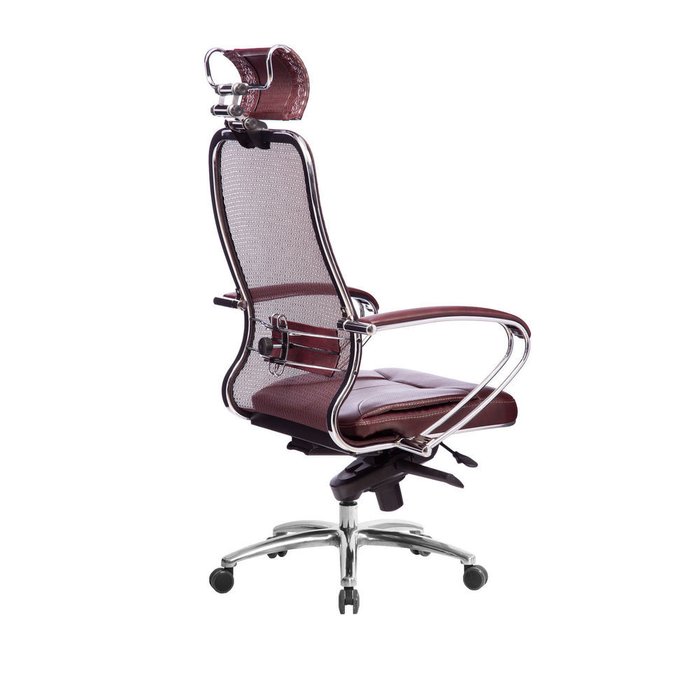 Кресло офисное Samurai темно-бордового цвета - лучшие Офисные кресла в INMYROOM