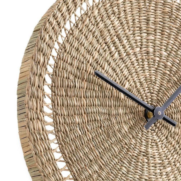 Часы настенные круглые из гербария Jutlo бежевого цвета - купить Часы по цене 3340.0