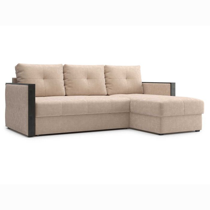 Угловой диван-кровать Винг бежевого цвета - лучшие Угловые диваны в INMYROOM