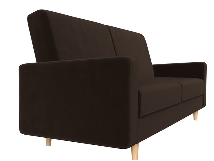 Прямой диван-кровать Бонн коричневого цвета  - лучшие Прямые диваны в INMYROOM