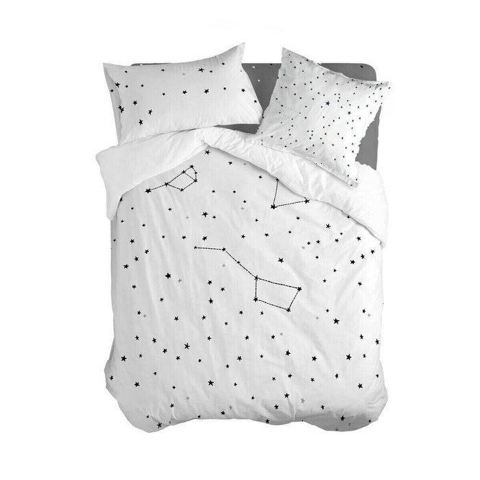 Пододеяльник Blanc Constellation 220x240 белого цвета