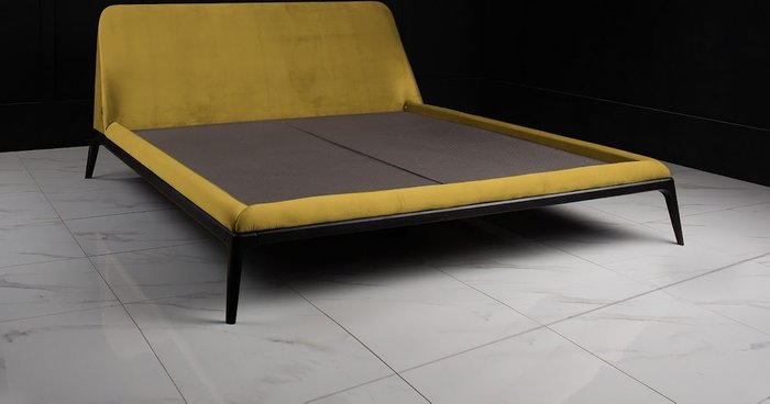 Кровать Liberty 160х200 желтого цвета - лучшие Кровати для спальни в INMYROOM