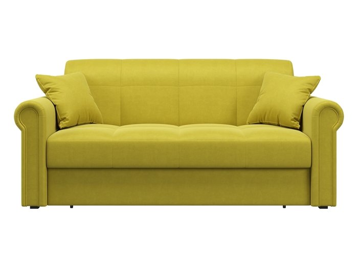Диван-кровать Палермо оливкового цвета - купить Прямые диваны по цене 53200.0