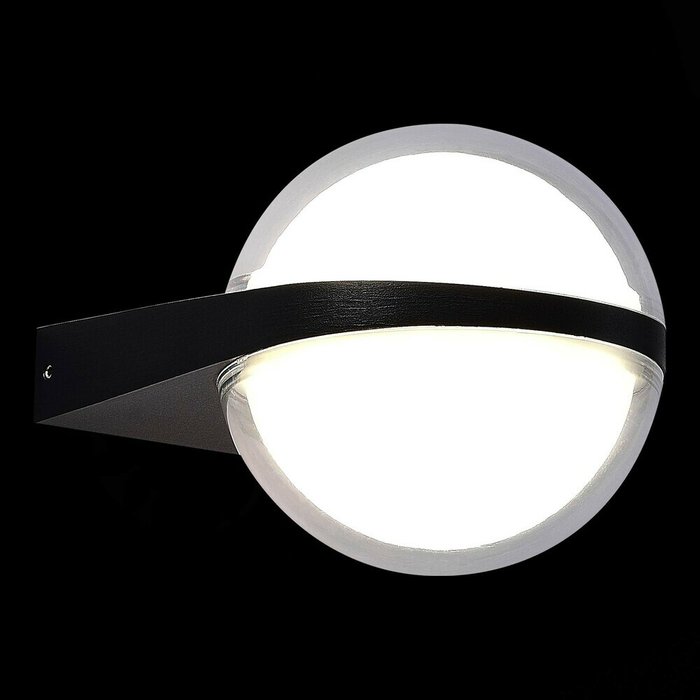 Светильник уличный настенный Celeste черно-белого цвета - лучшие Настенные уличные светильники в INMYROOM