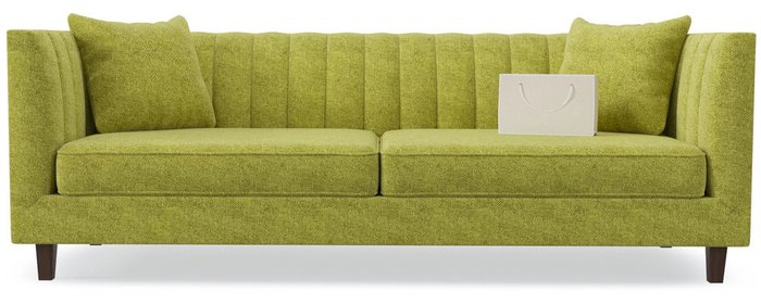 Диван прямой Penelope зеленого цвета - лучшие Прямые диваны в INMYROOM
