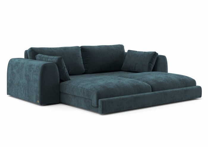 Диван-кровать Island темно-синего цвета - лучшие Прямые диваны в INMYROOM