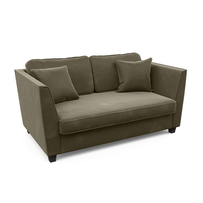 Двухместный диван-кровать Уолтер M темно-серого цвета - купить Прямые диваны по цене 121440.0
