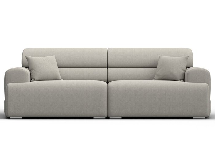 Диван Лига-109 светло-бежевого цвета - купить Прямые диваны по цене 75990