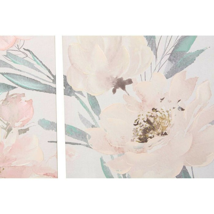 Картина Цветы 55 x 3 x 135 cm Shabby Chic (3 Предметы) - лучшие Картины в INMYROOM