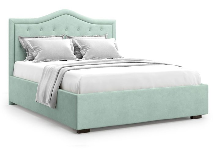 Кровать с подъемным механизмом Tibr 140х200 мятного цвета - купить Кровати для спальни по цене 42000.0