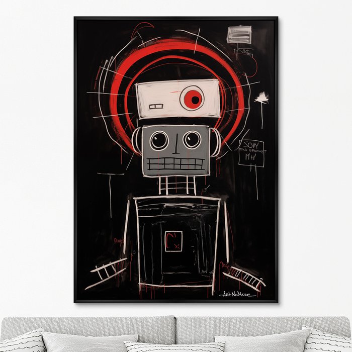 Репродукция картины Robots, the joy of being, No 1, 2024г. - купить Картины по цене 24999.0