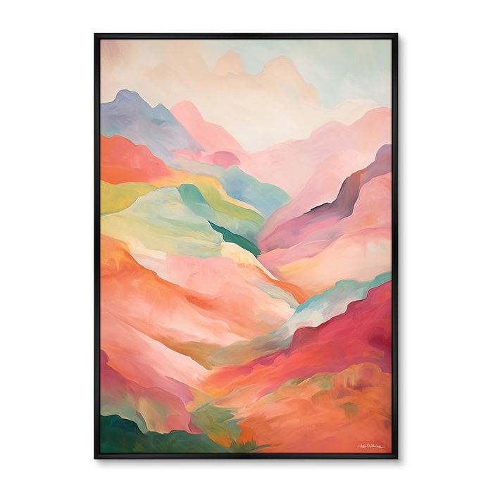 Репродукция картины Landscape collection, The hills, No 1, 2024г.