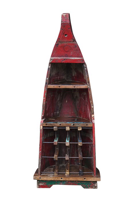 Винный шкаф малый Дмитрий Лаптев из старой рыбацкой лодки - купить Винные шкафы по цене 46300.0