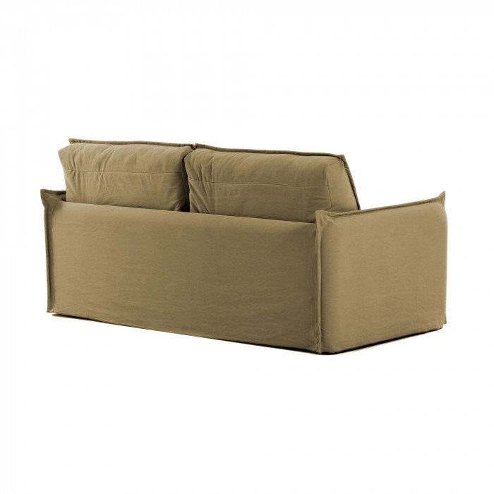 Диван-кровать Samsa с полиуретановым матрасом  коричневым цвета - лучшие Прямые диваны в INMYROOM
