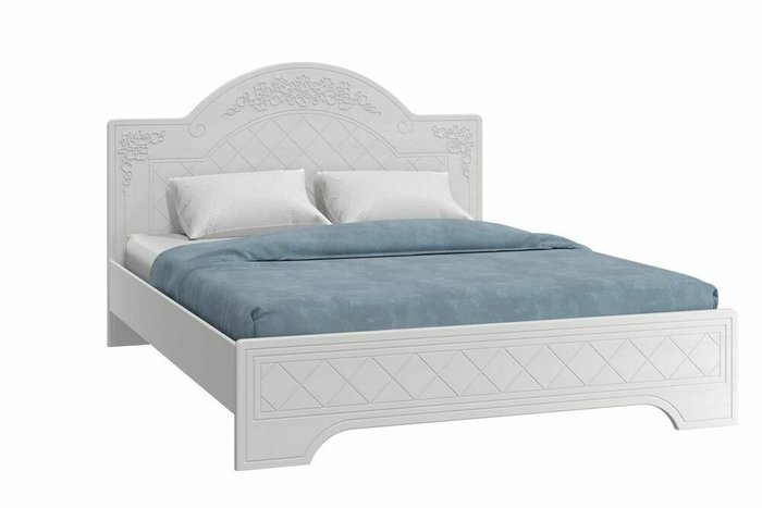 Кровать Соня Премиум 160x200 белого цвета - купить Кровати для спальни по цене 23755.0