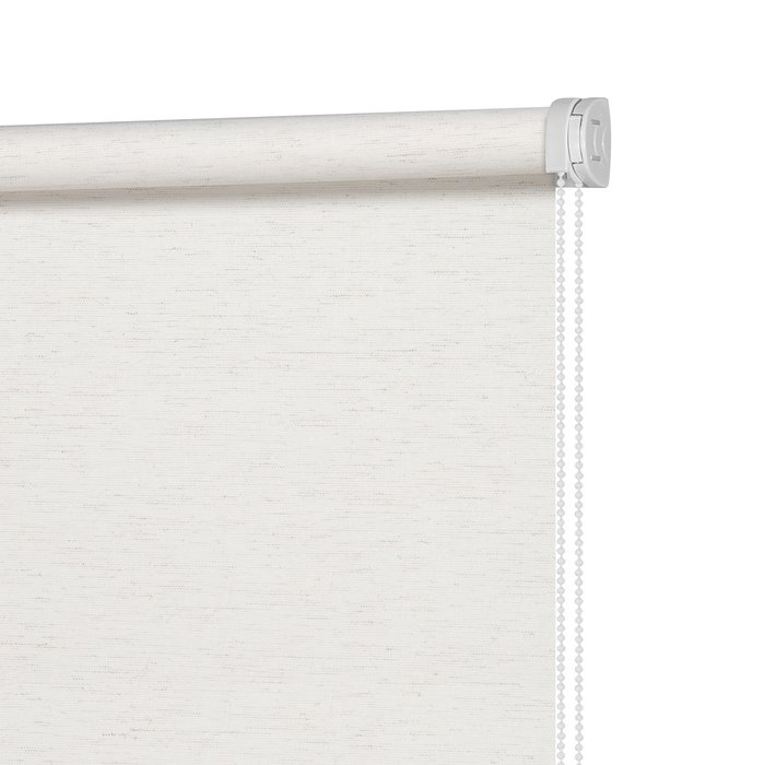 Рулонная штора Миниролл Натур Яркий белого цвета 40x160