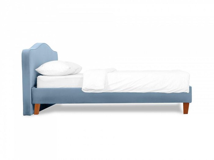 Кровать Queen II Elizabeth L 160х200 голубого цвета - купить Кровати для спальни по цене 48500.0