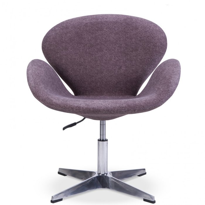 Кресло Swan серого цвета - купить Интерьерные кресла по цене 37000.0