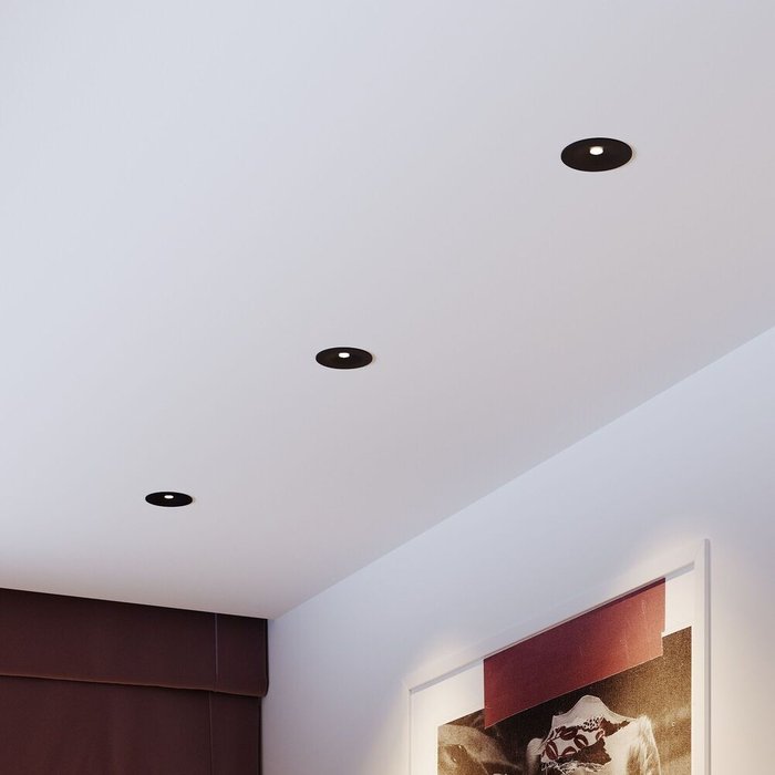 Светильник встраиваемый светодиодный Binnie 12W 3000K черный 15275/LED - лучшие Потолочные светильники в INMYROOM Светильник встраиваемый светодиодный Binnie 12W 3000K черный 15275/LED - лучшие Потолочные светильники в INMYROOM