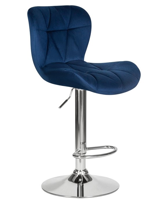 Барный стул Barny синего цвета - купить Барные стулья по цене 6970.0
