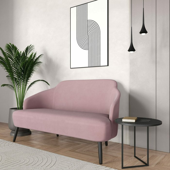 Диван Марсель пыльно-розового цвета - лучшие Прямые диваны в INMYROOM