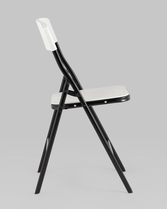 Стул Super Lite бело-черного цвета - лучшие Обеденные стулья в INMYROOM