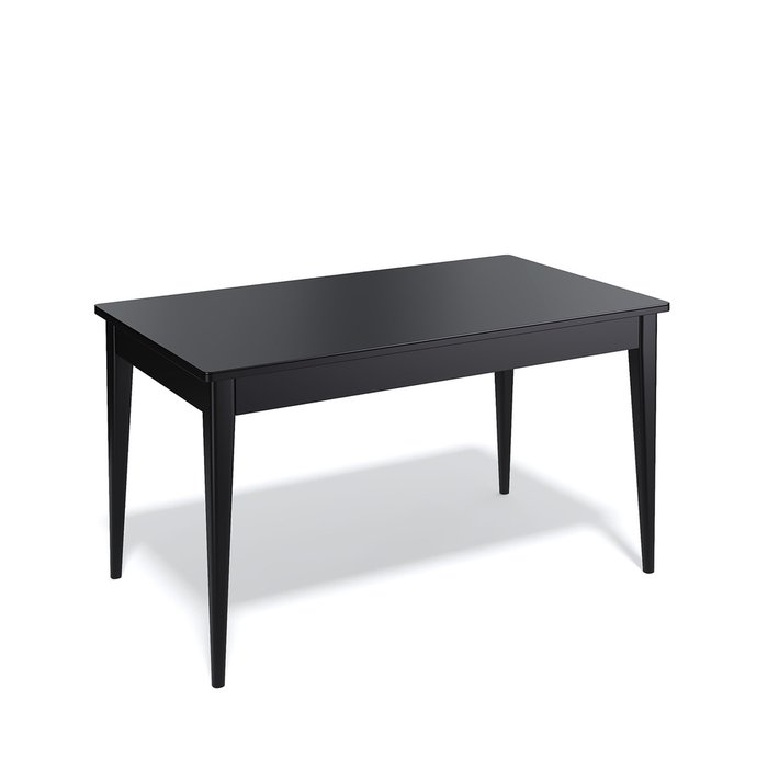Раздвижной обеденный стол TT120 черного цвета